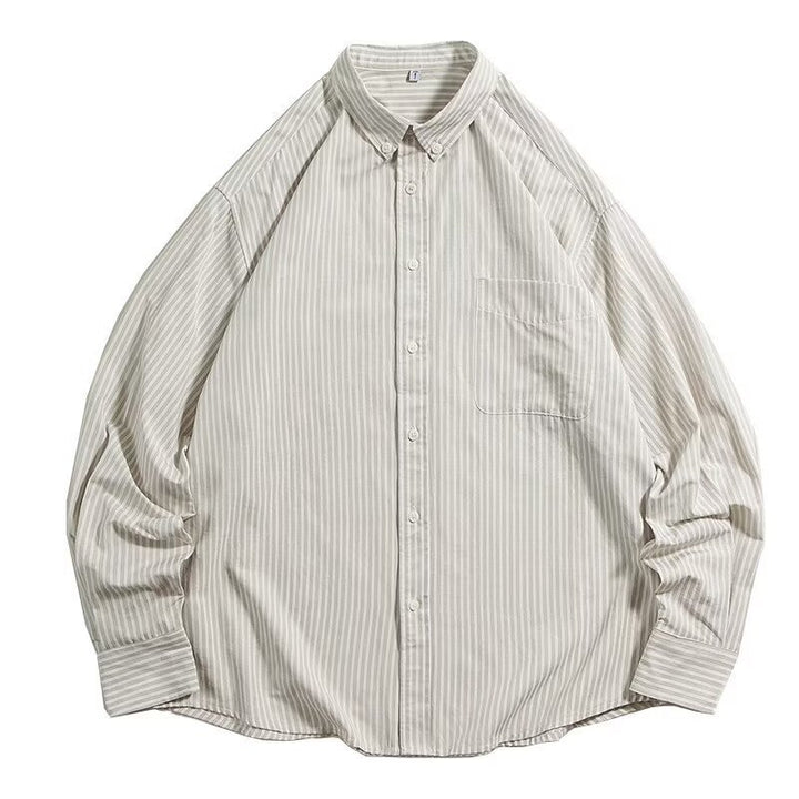 Women Casual Striped Shirt Mune Fashion