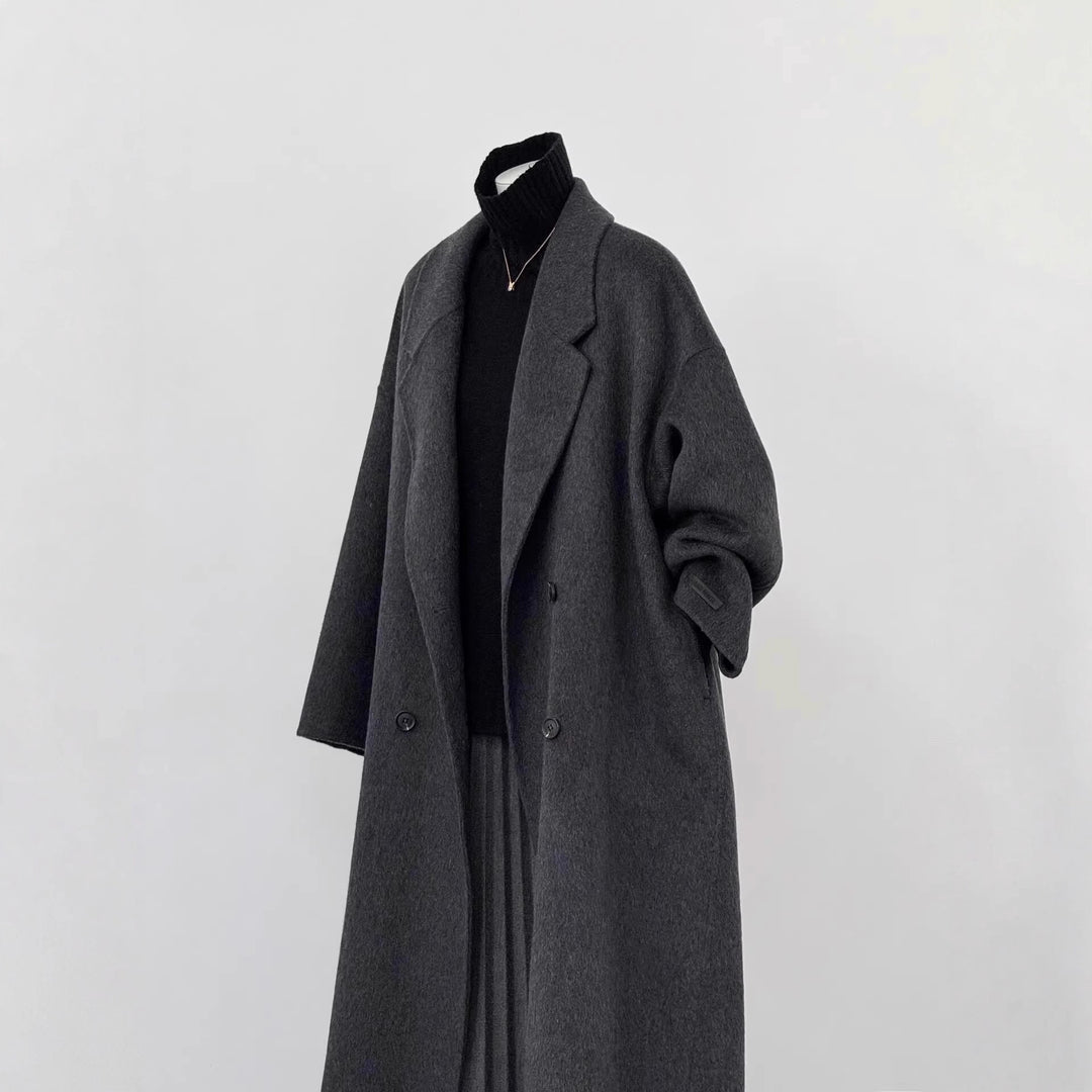 Women Oversized Wool Coat Mune Fashion