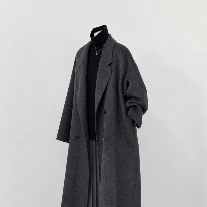 Women Oversized Wool Coat Mune Fashion