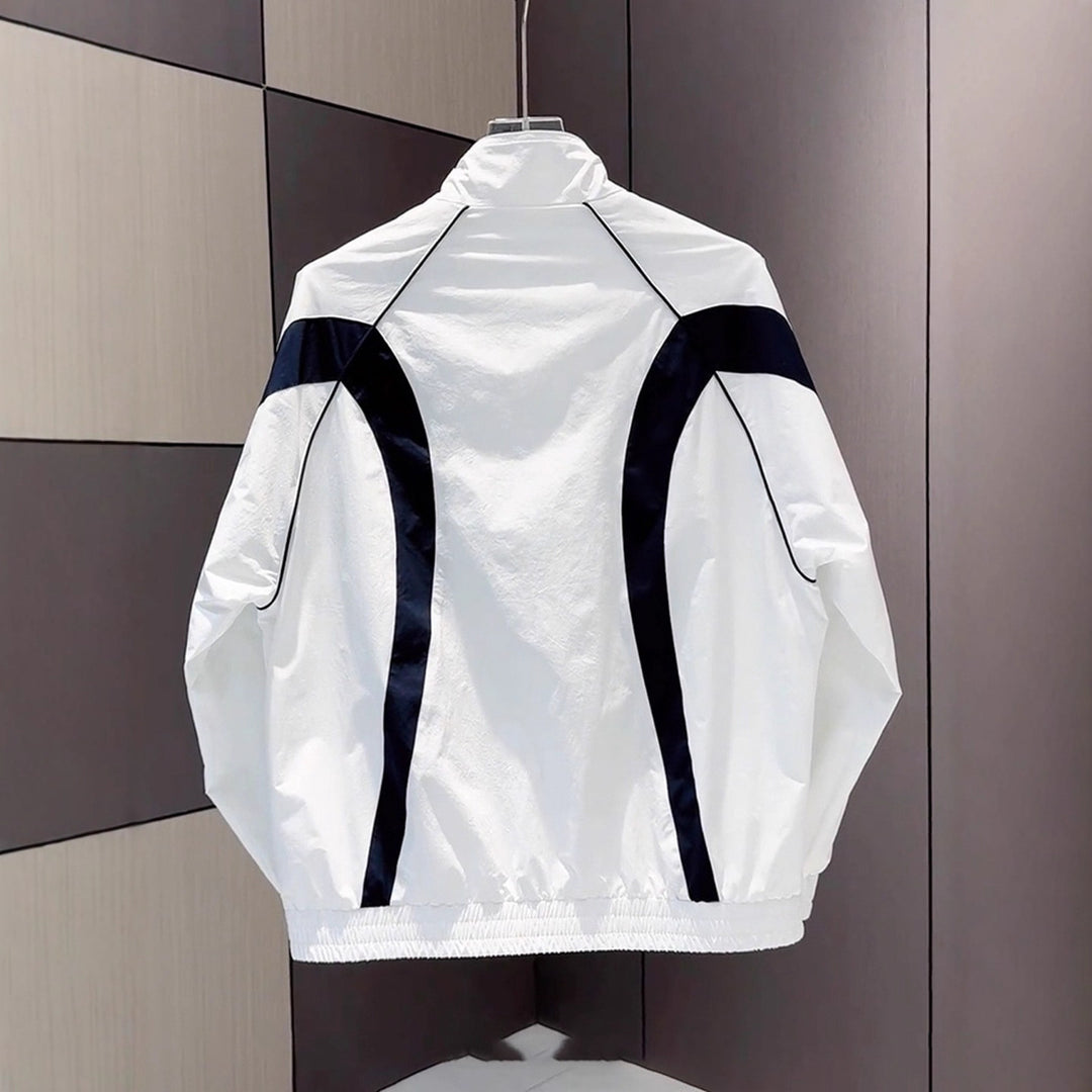 Men's Modern Sports Jacket with High Collar Mune Fashion