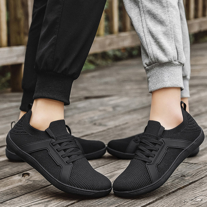 Men's urban knitted casual sneakers with elastic slip-on shaft, thermoplastic side reinforcement, and shock-absorbing lightweight sole Mune Fashion
