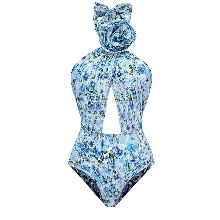 Women's swimsuit with enchanting cut-out design and overlapping neckline Mune Fashion