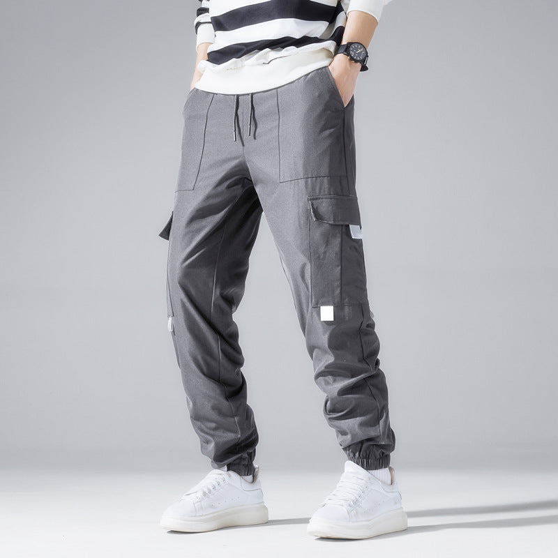 Men's Multifunctional Cargo Joggers with Flap and Belt Details Mune Fashion