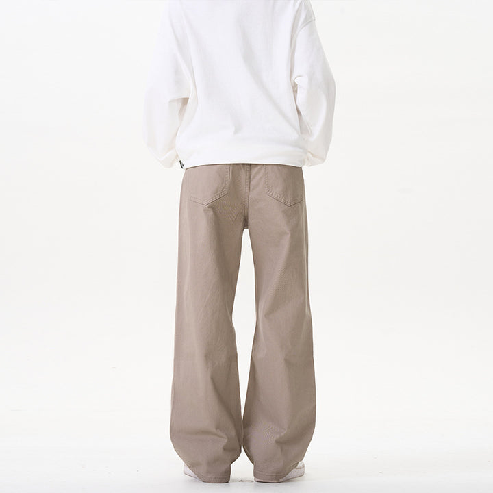 Unisex Wide cut chino pants with a low crotch and casual waistband Mune Fashion