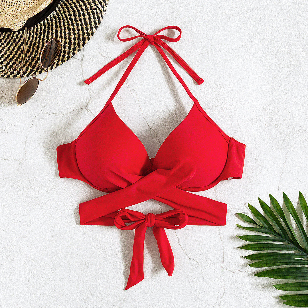 Women’s bikini top with playful knot and elegant design Mune Fashion