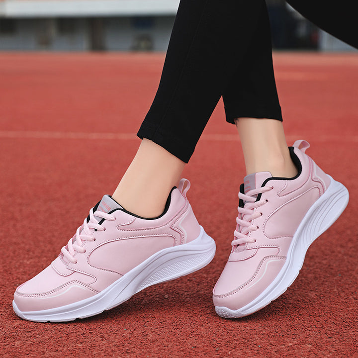 Ladies' comfortable everyday sneakers with padded shaft, shock-absorbing EVA midsole, and grippy rubber outsole Mune Fashion