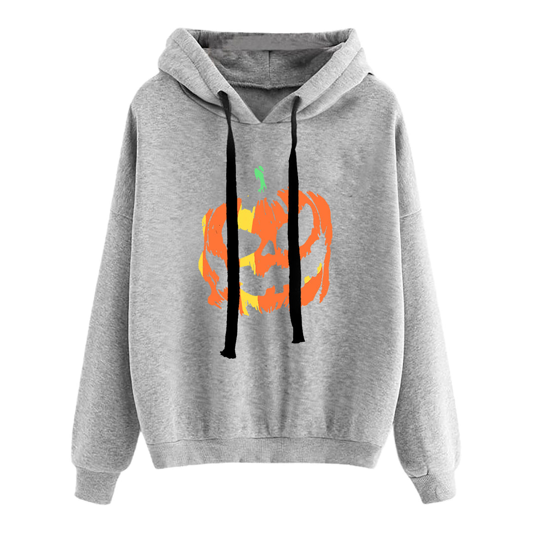 Women's casual oversized hoodie with heart and paw print, drawstring and ribbed cuffs Mune Fashion