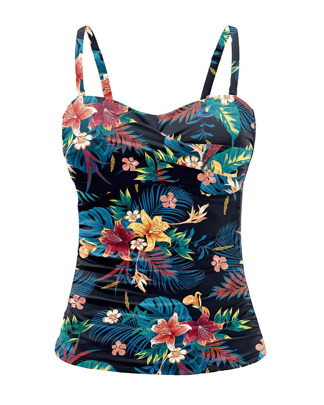 Ladies Tankini with sophisticated wrap design Mune Fashion