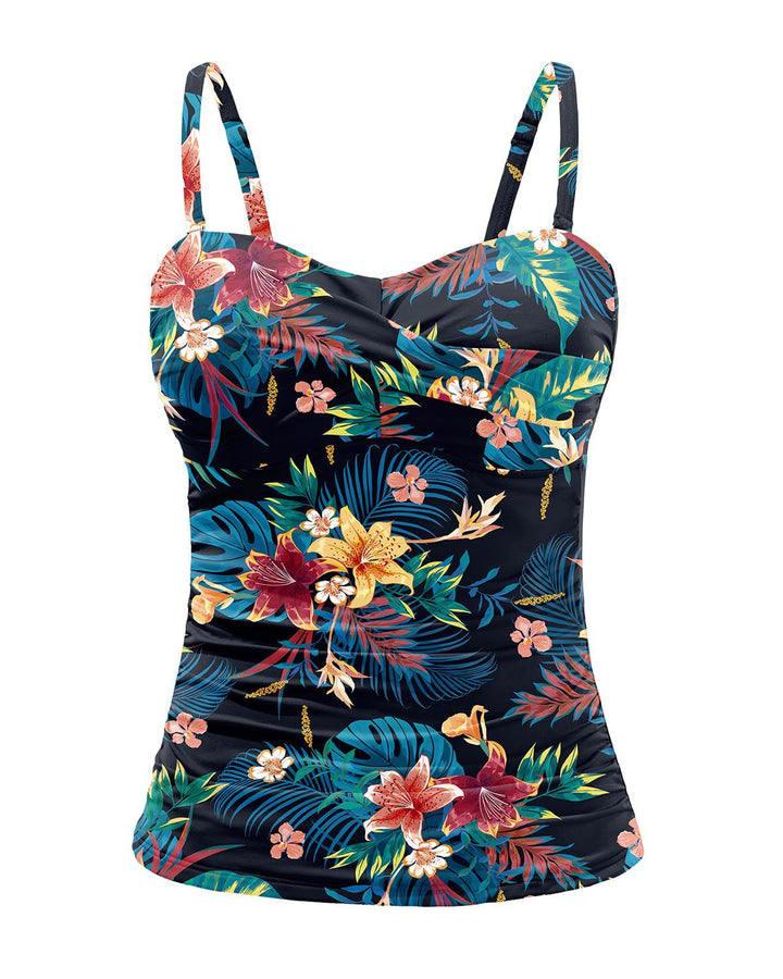 Ladies Tankini with sophisticated wrap design Mune Fashion