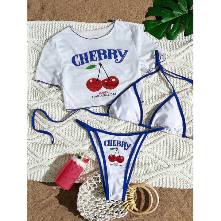 Women's Sexy Two-Piece Bikini Set with Sporty Top Mune Fashion
