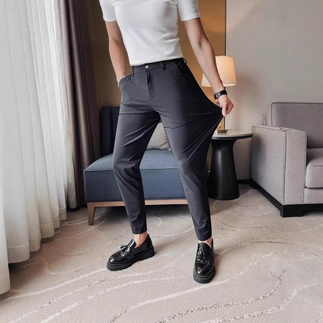 Men's Elegant Slim-Fit Pants Mune Fashion