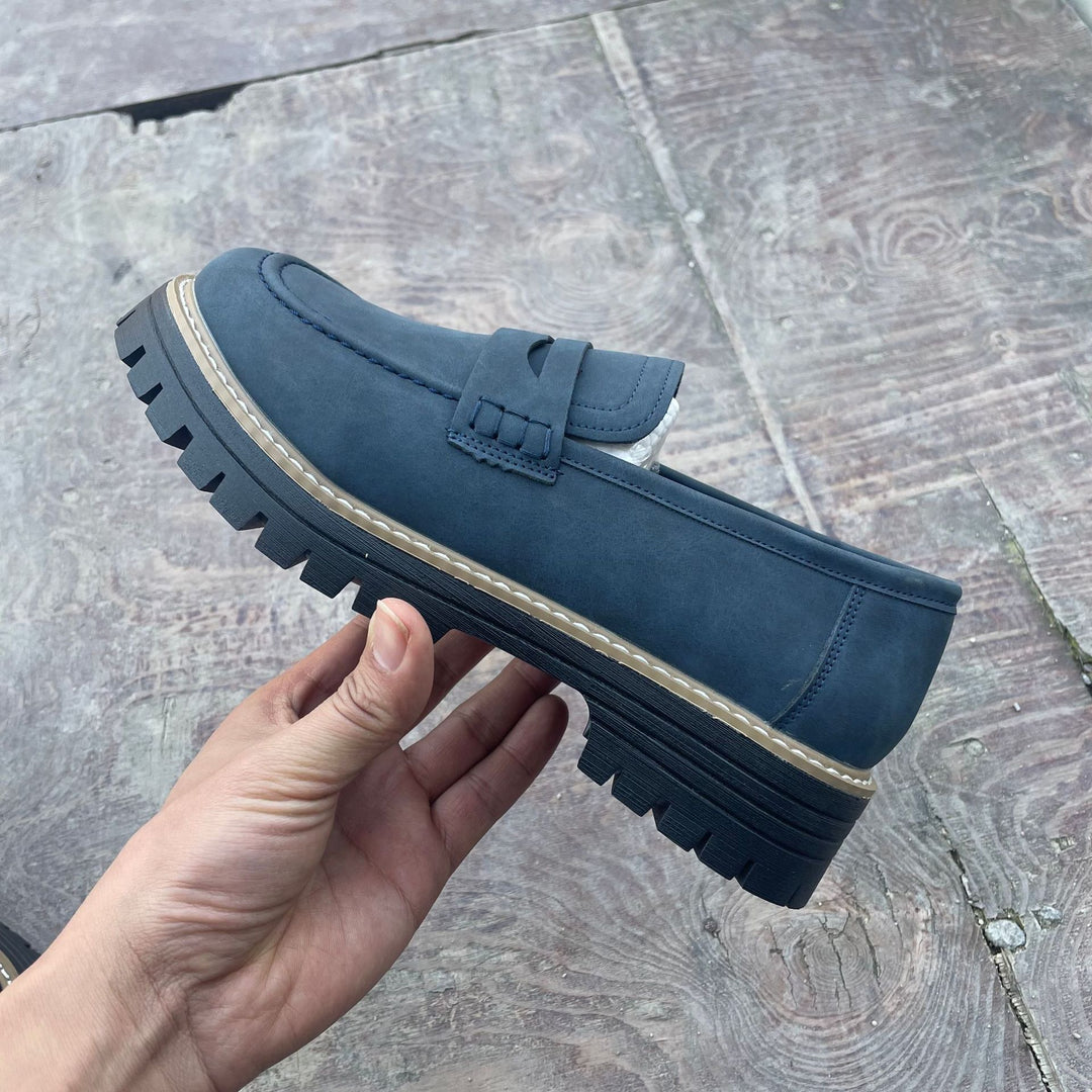 Ladies nan penny-loafer with thick profile sole and anatomical comfort insole Mune Fashion