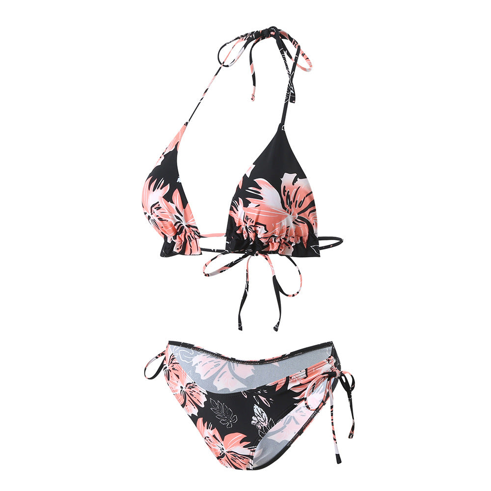 Women's Leisure Badge Bikini Set Mune Fashion