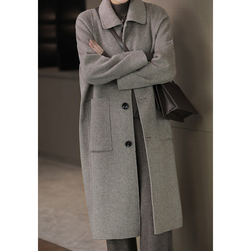 Women Stylish Wool Coat Mune Fashion