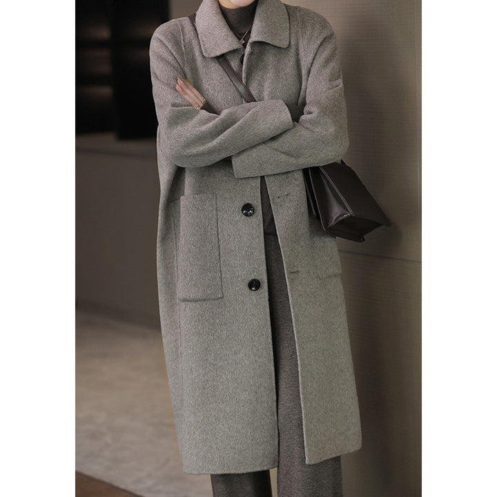 Women Stylish Wool Coat Mune Fashion