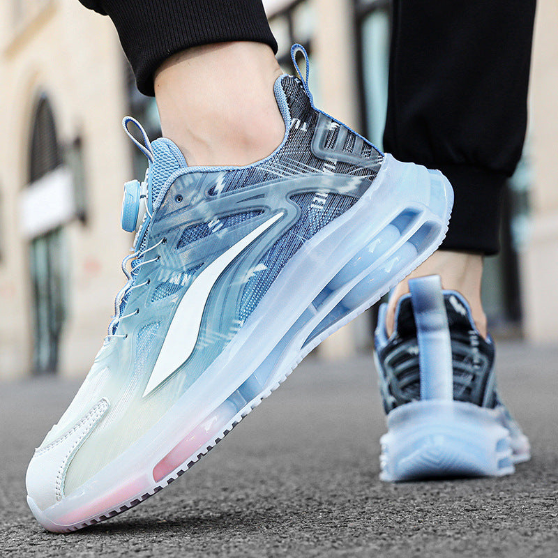 Men's Urban Comfort Sneaker with visible air chamber, transparent TPU overlay, and adaptive rotary closure Mune Fashion