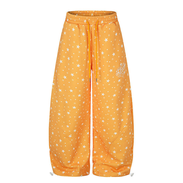 Women's Wide Palazzo Lounge Pants with Comfort Waistband, Drawstring and Adjustable Hem