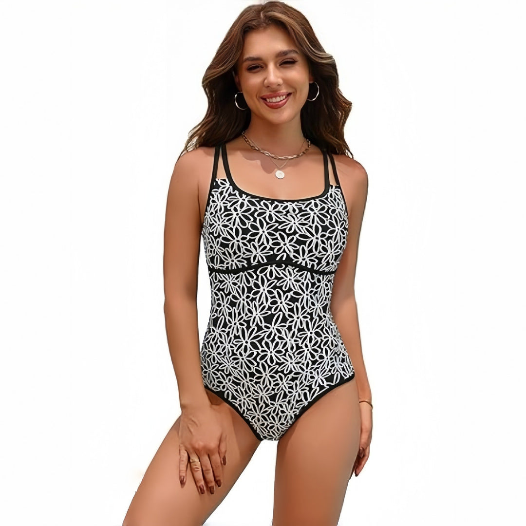 Women's Sporty Jumpsuit with Floral Details Mune Fashion
