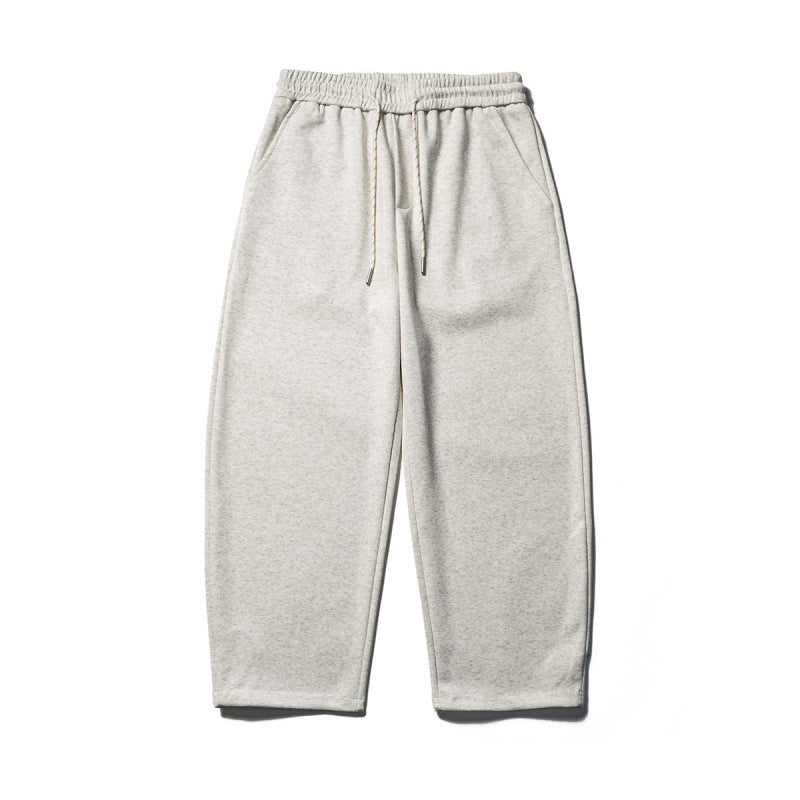 Men's loose-fitting sweatpants with elastic drawstring waistband and cropped leg Mune Fashion