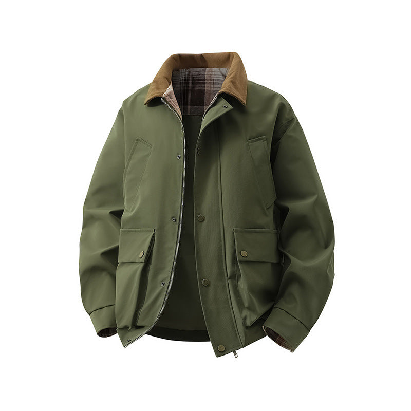 Men's Robust Work Jacket with Practical Pockets Mune Fashion