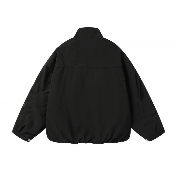 Unisex Lightweight technical blouson with stand-up collar, full-length zipper and drawstring hem Mune Fashion