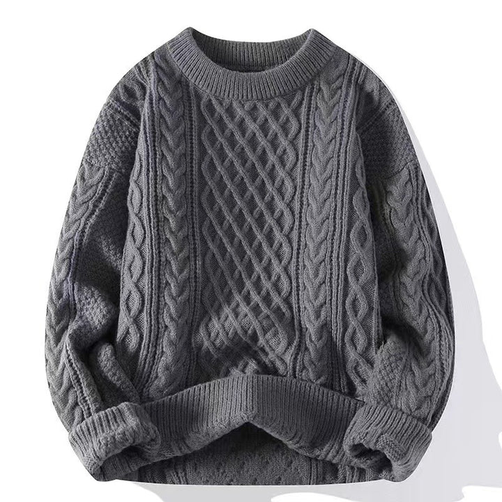 Women's chunky knit sweater with cable pattern Mune Fashion 1787964300