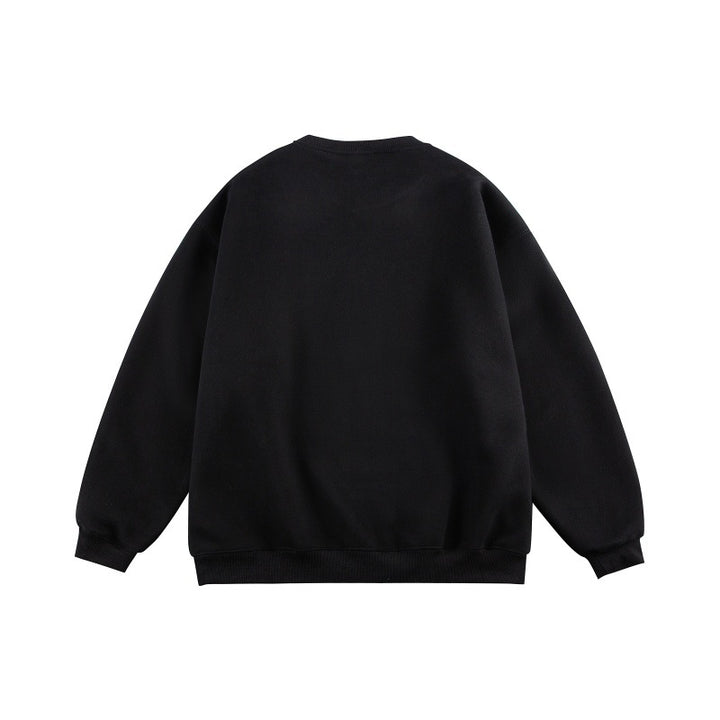 Unisex Oversize-Cuddle-Sweatshirt with large typography print and soft fleece lining Mune Fashion