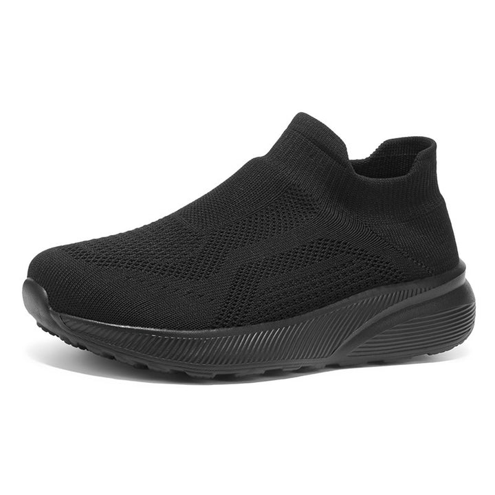 Unisex Breathable Knitted Slip-on Sneaker with Memory Footbed Mune Fashion