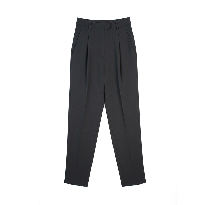 Damen Weite Schnitt Bundfaltenhose Mune Fashion