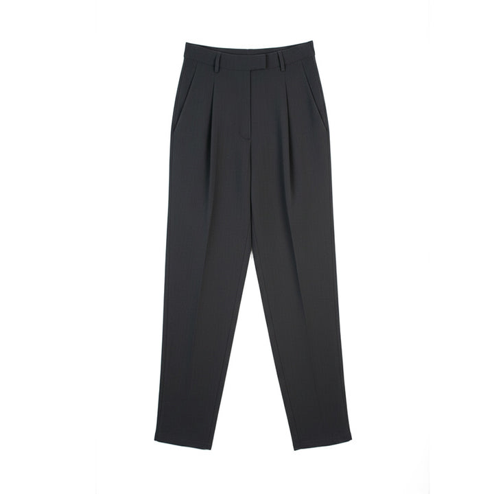 Damen Weite Schnitt Bundfaltenhose Mune Fashion