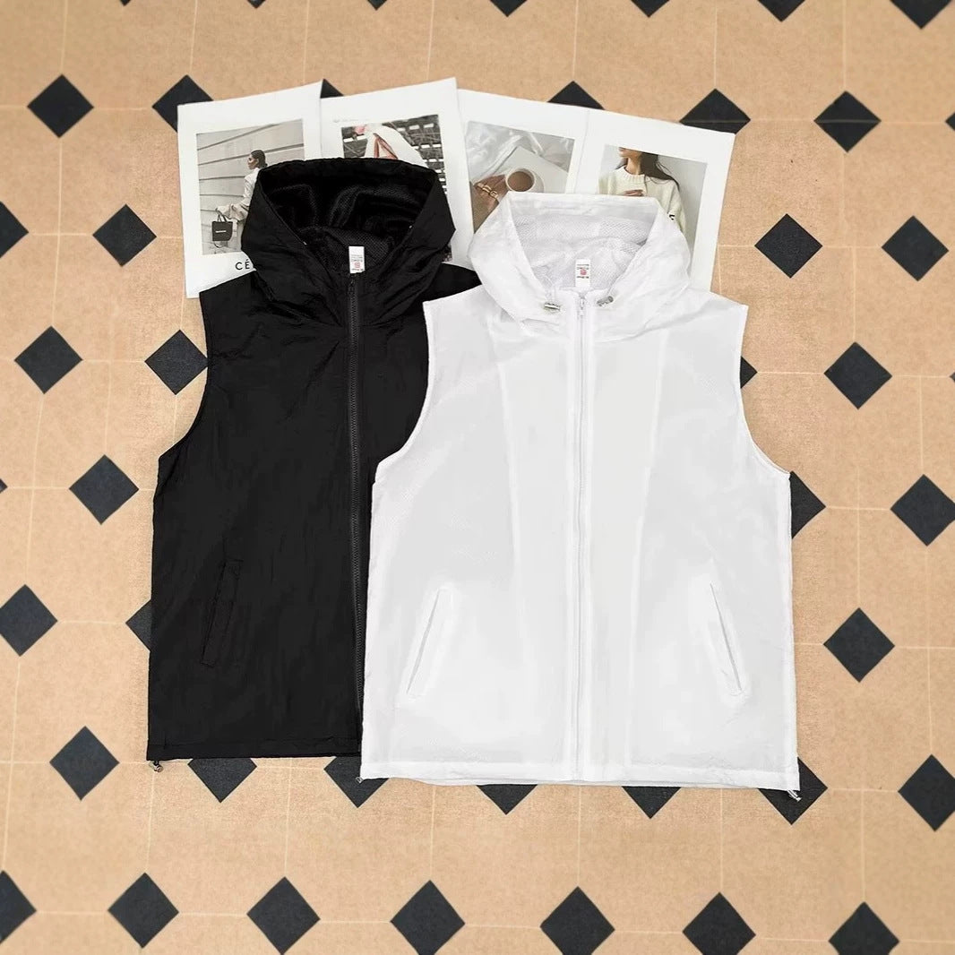 Women's Lightweight Hooded Vest Mune Fashion