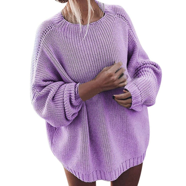 Ladies Oversized Knit Sweater Mune