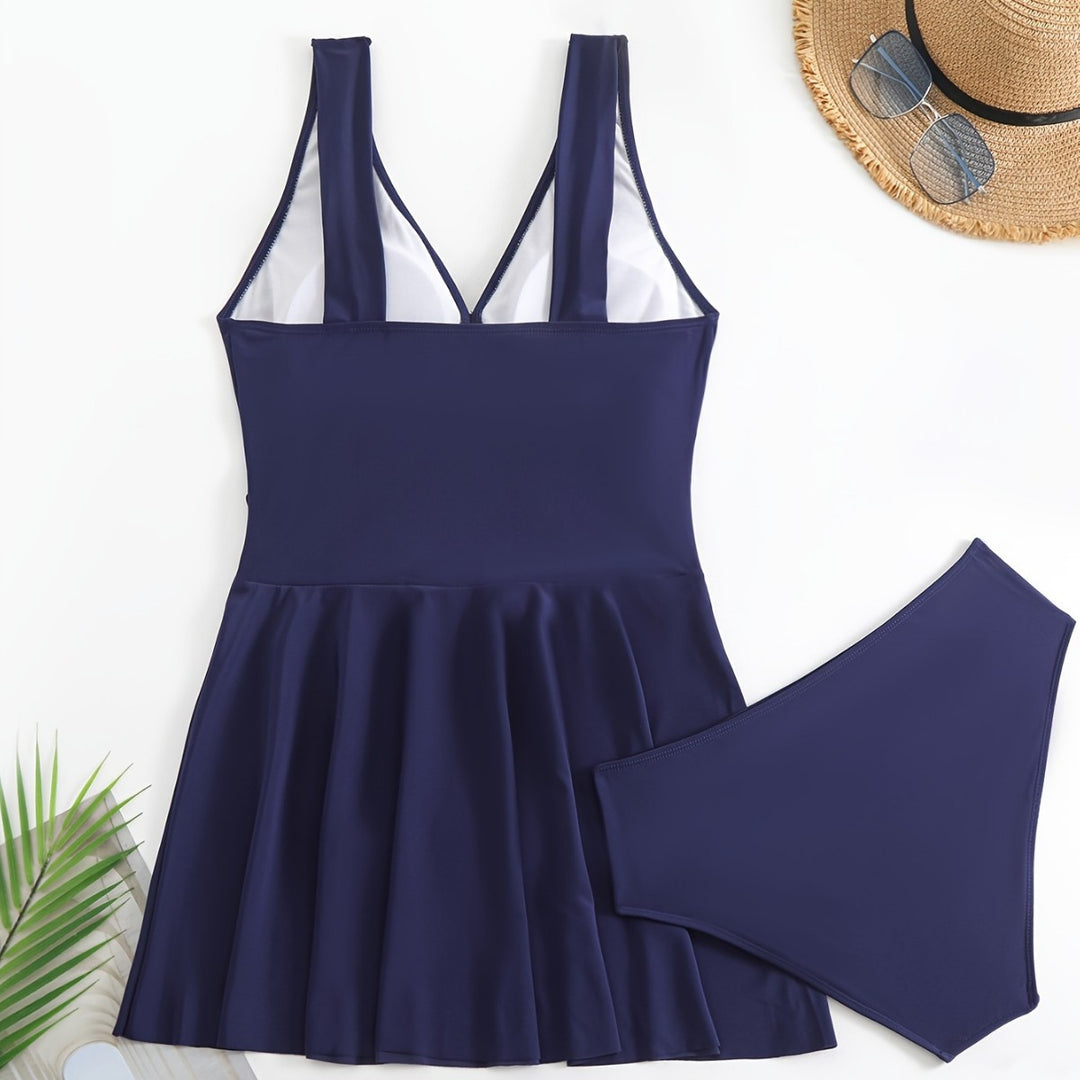 Women's Swim Under Dress with Fashionable Skirt Mune Fashion