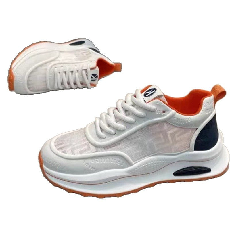 Women's Sporty Comfort Sneakers with Breathable Upper Material and Cushioning Sole Mune Fashion