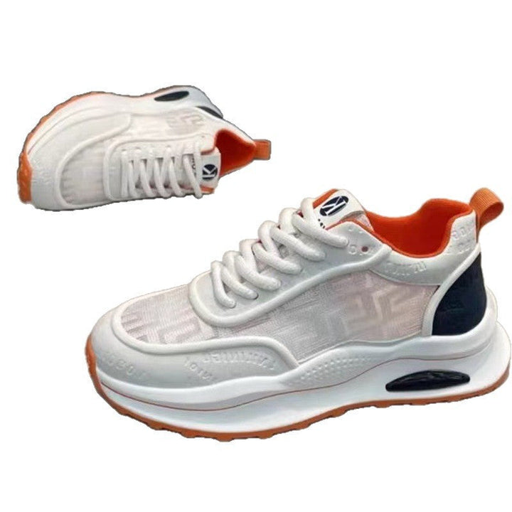 Women's Sporty Comfort Sneakers with Breathable Upper Material and Cushioning Sole Mune Fashion