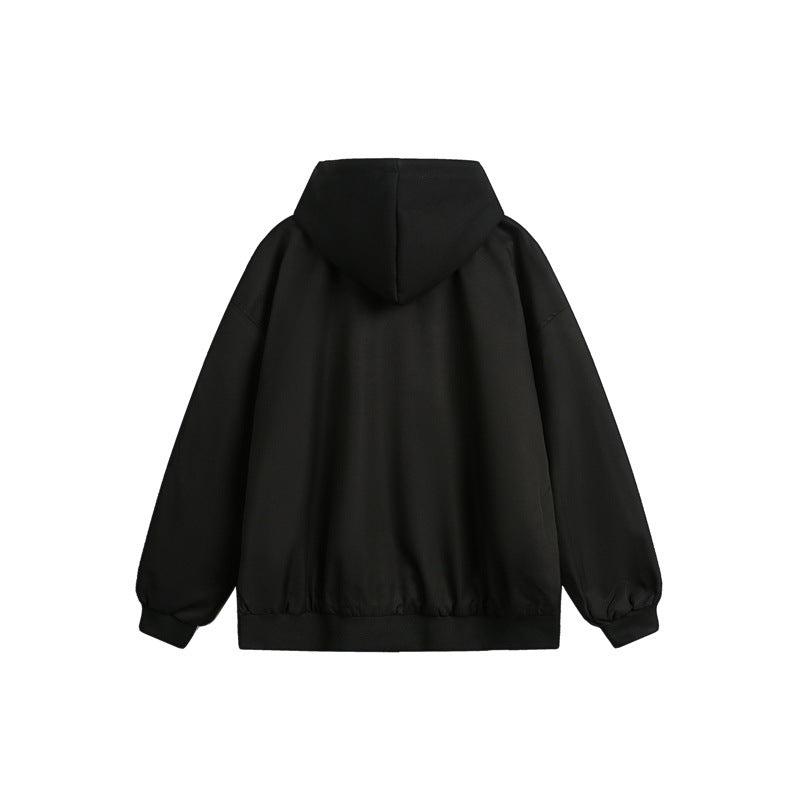 Unisex Boxy Bomber Jacket with integrated hood layer and multifunctional pockets Mune Fashion