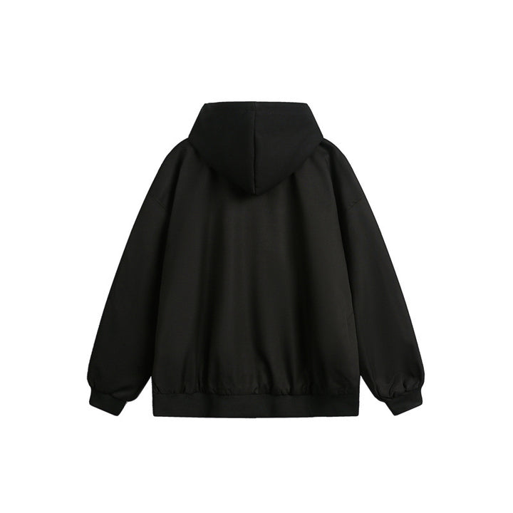 Unisex Boxy Bomber Jacket with integrated hood layer and multifunctional pockets Mune Fashion