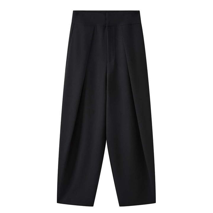 Women's Boxy Blazer with Oversized Sleeves and High-Waist Balloon Pants Set Mune Fashion