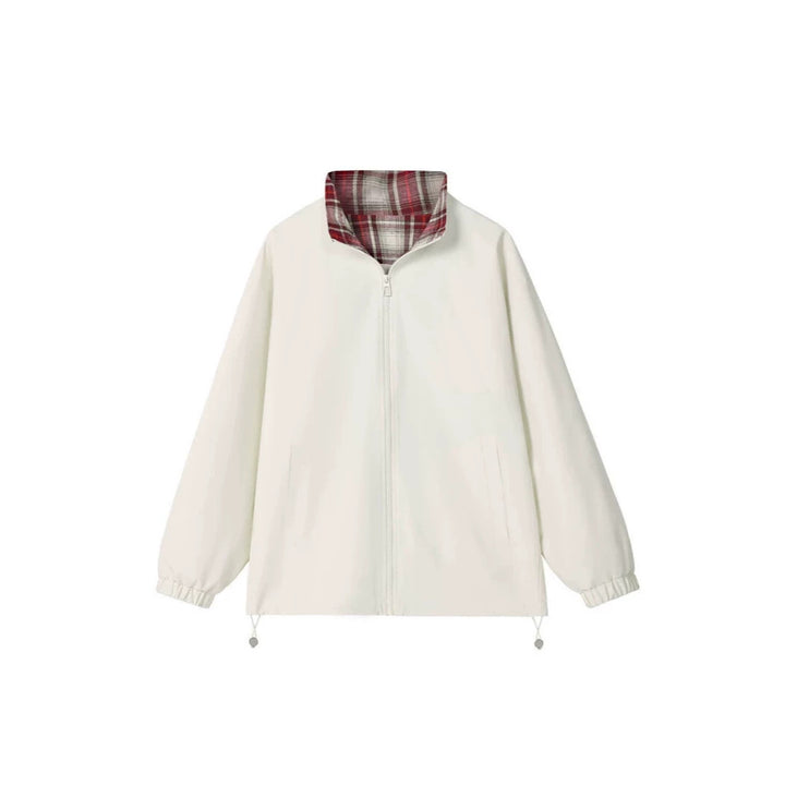 Men's Trendy Transitional Jacket with Check Pattern Mune Fashion