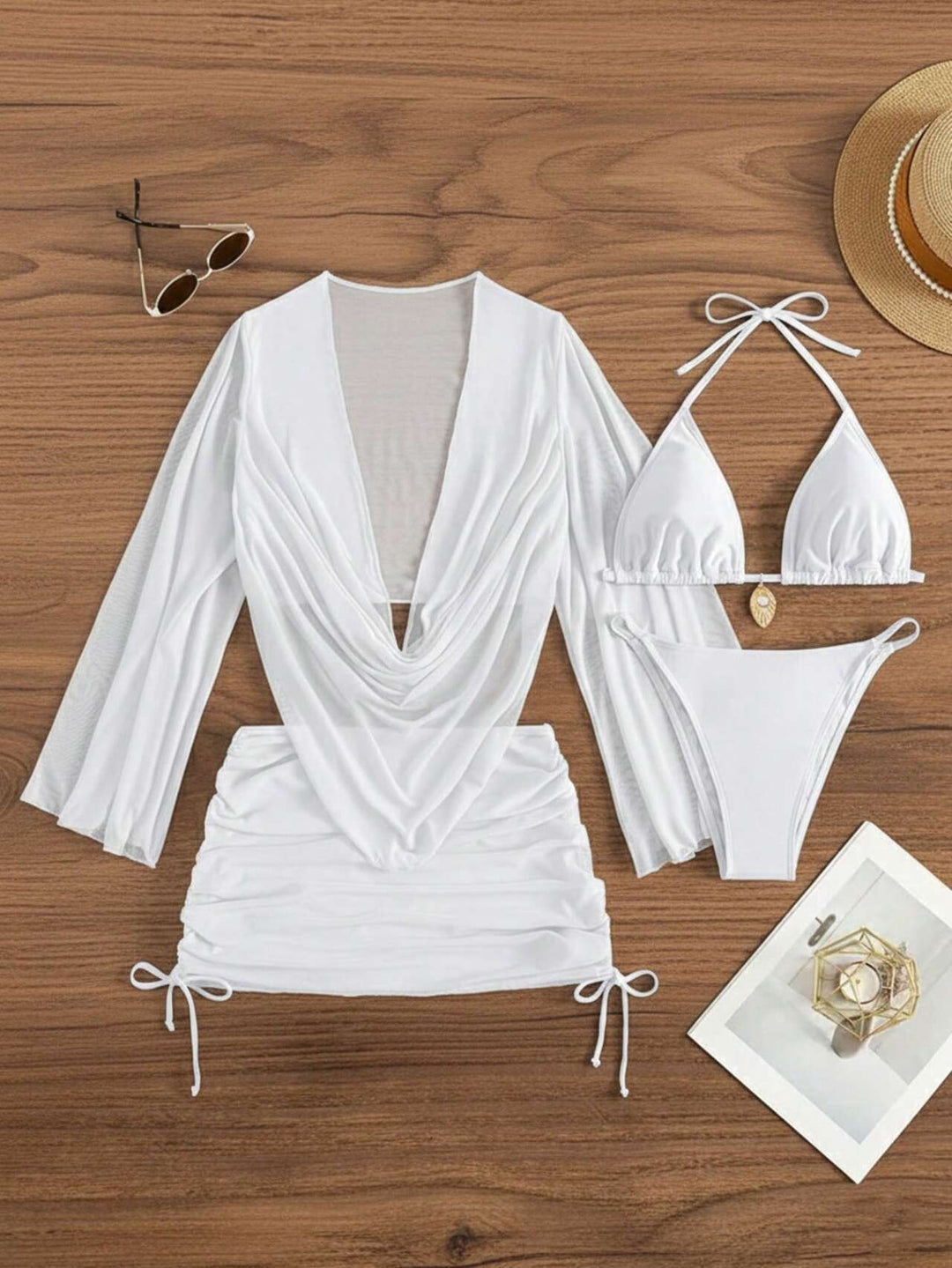 Ladies Bikini Set with elegant wrap top Mune Fashion