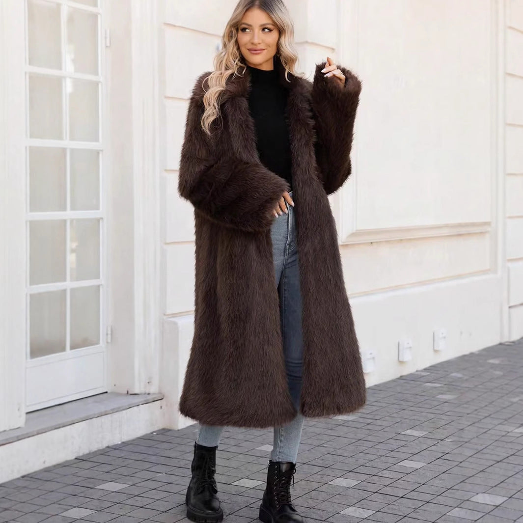 Women's Fashionable Long Coat Mune