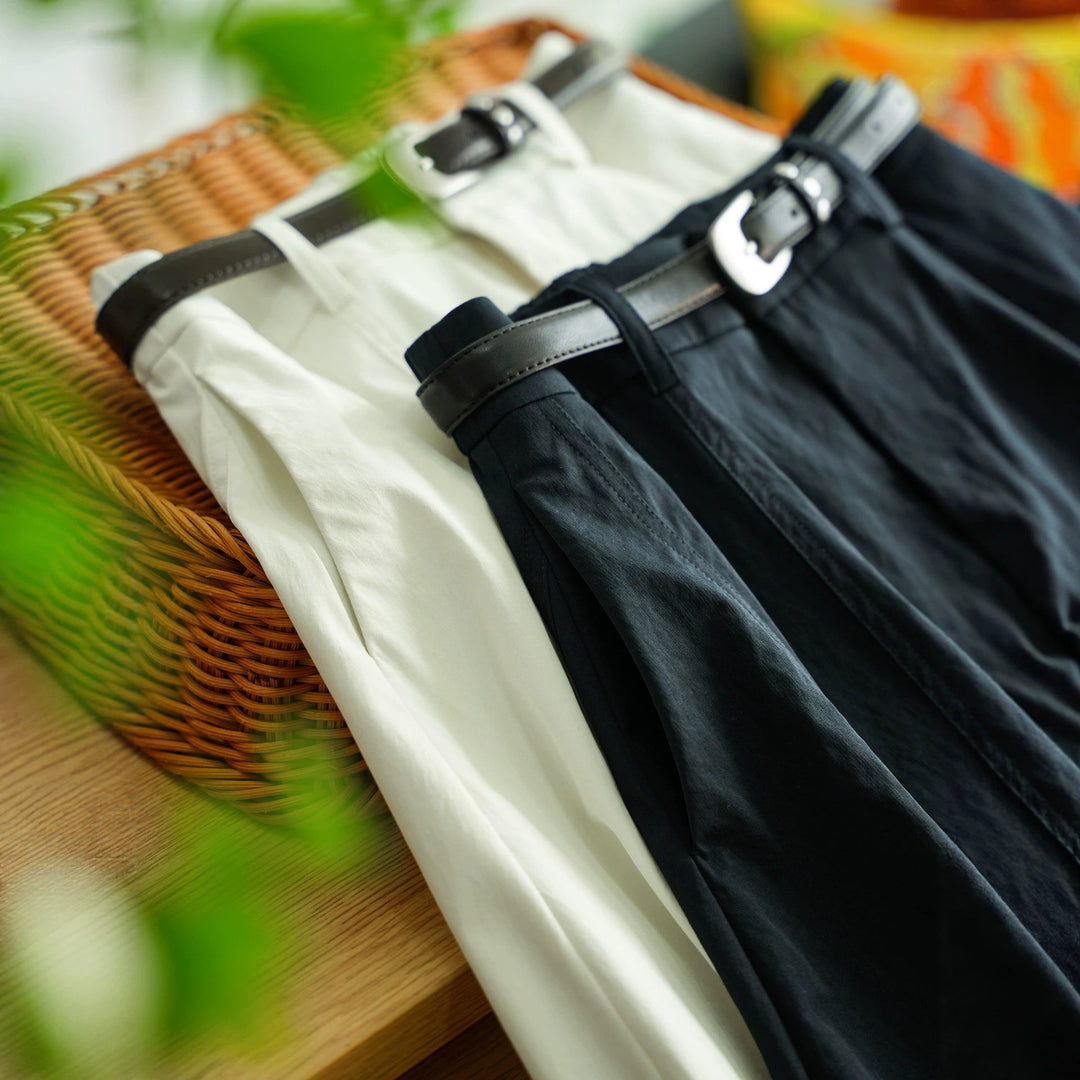 Women's Elegant Maxi Skirt with Waist Belt Mune Fashion