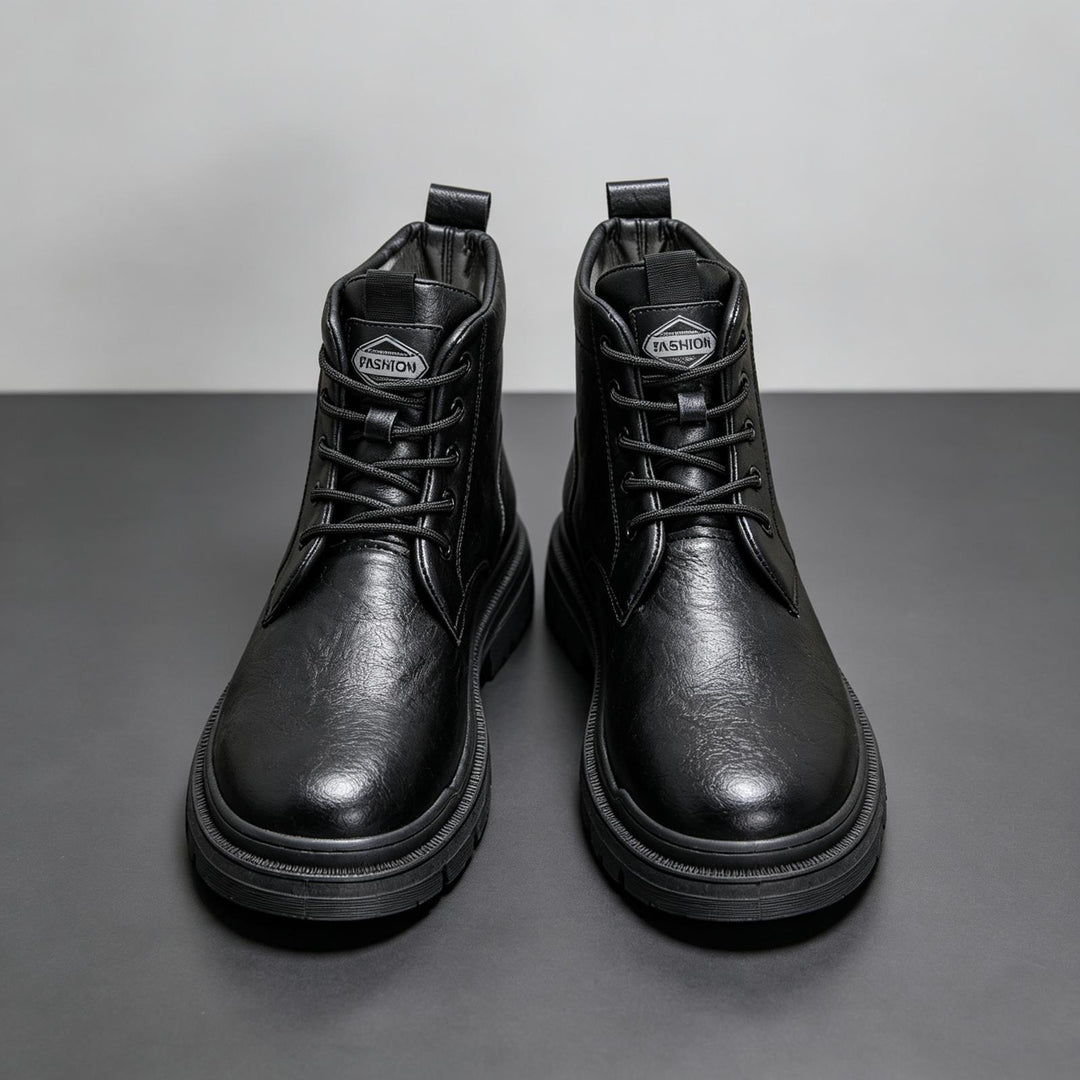 Men's Robust and Stylish Leather Boots Mune Fashion