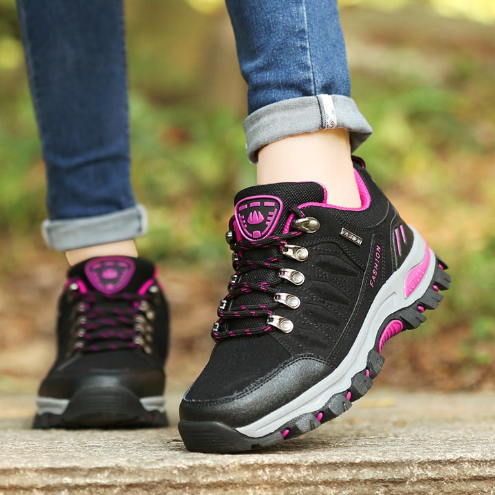 Women Robust Trekking Half Shoe with Profiled Outdoor Grip and Padded Comfort Lining Mune Fashion