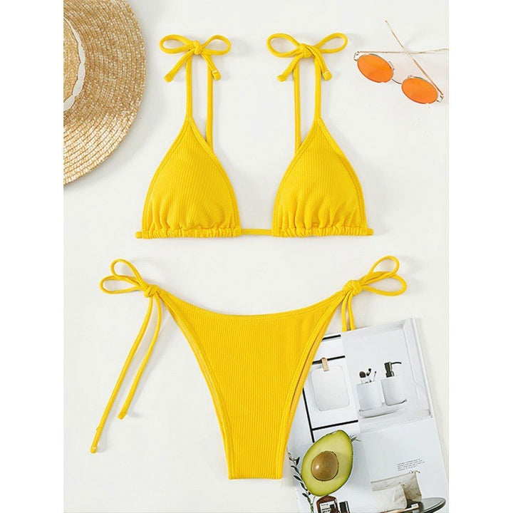 Ladies Triangular Bikini with playful ties Mune Fashion