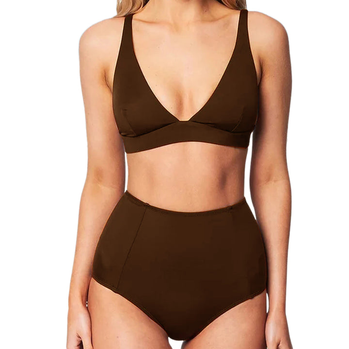 Women High-Cut Bikini with Flattering Cut Mune Fashion