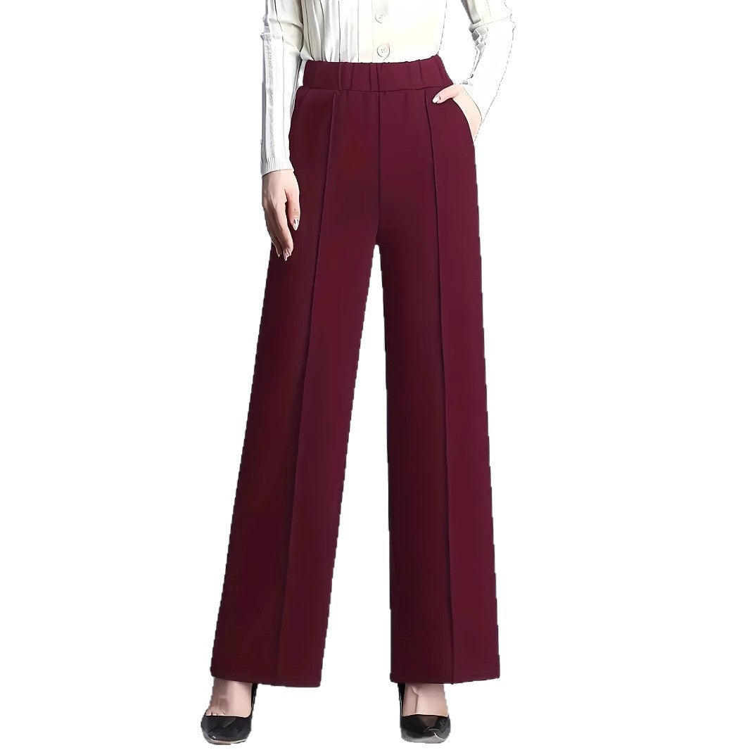 Ladies Elegant High-Waisted Dress Pants Mune Fashion