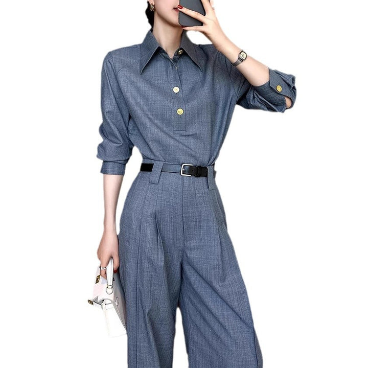 Women's Elegant and Versatile Blouse with Button Detail Mune Fashion