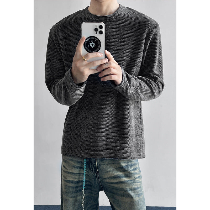 Men's Casual Long Sleeve Sweater Mune Fashion