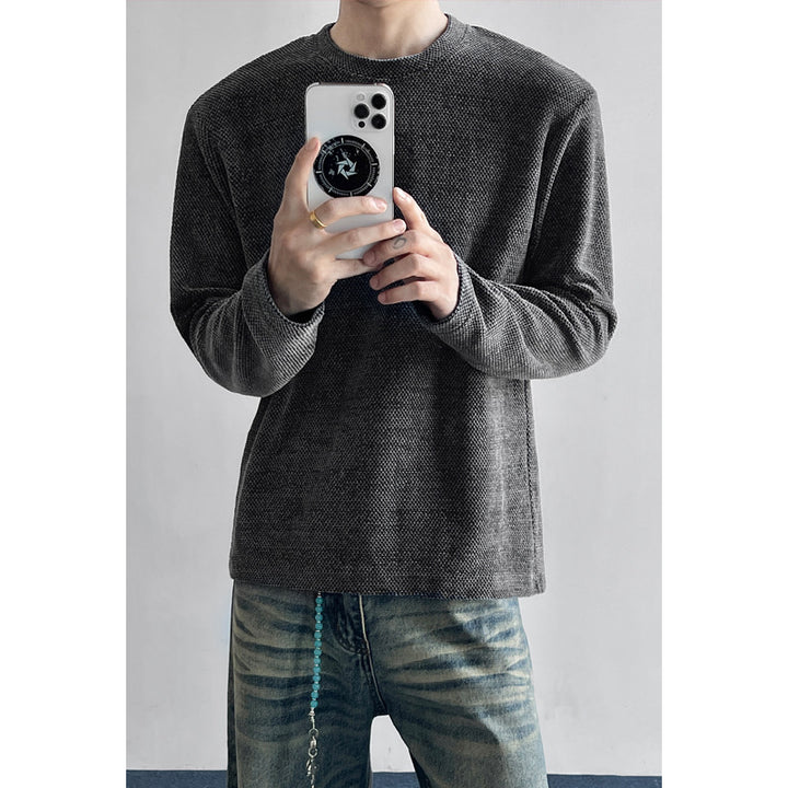 Men's Casual Long Sleeve Sweater Mune Fashion